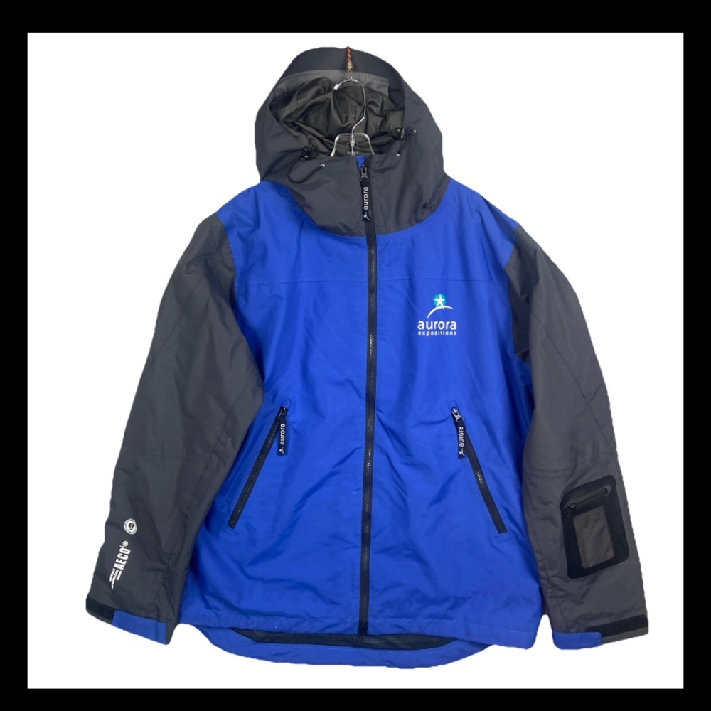 Aurora Expeditions Antarctica Layering Jacket Men’s XL Rain Ship To Shore Blue